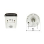 Tiandy TC-C34QN Spec:I5W/WIFI/EU/2,8 mm/V4.0 4MP Fixed IR Wi-Fi Bullet Camera - Image 3