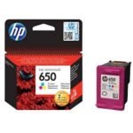 HP 650 trois couleurs – Cartouche d&rsquo;encre HP d&rsquo;origine (CZ102AE) - Image 2