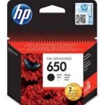 HP 650 Noir – Cartouche d&rsquo;encre HP d&rsquo;origine (CZ101AE)