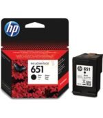 HP 651 Noir – Cartouche d&rsquo;encre HP d&rsquo;origine (C2P10AE) - Image 2