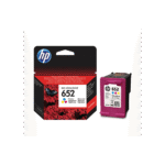 HP 652 trois couleurs – Cartouche d&rsquo;encre HP d&rsquo;origine (F6V24AE)