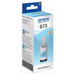 Bouteille d&rsquo;encre EPSON 673 Light Cyan d&rsquo;origine