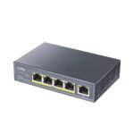 Cudy GS1005P 2.0 – Switch Gigabit PoE+ 5 Ports 10/100/1000 Mbps, 60W