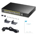 Cudy GS1026PS2 Commutateur PoE 24 GbE avec 2 ports GbE et 2 ports SF - Image 2