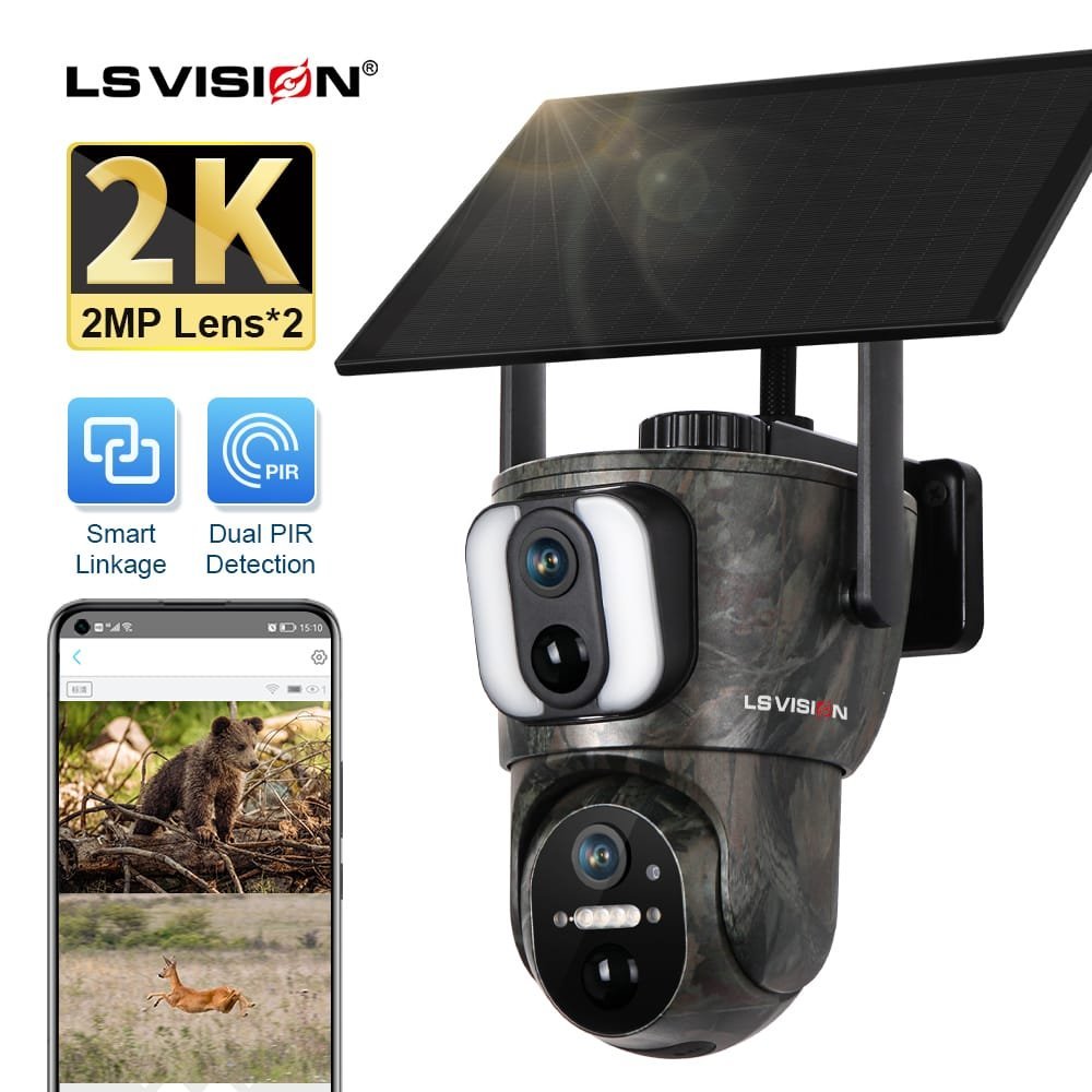 LS-VISION-Solar-camera-1-2.jpg CAMERA SOLAIRE LS VISION LS-4-S21M-EU 4G 6MP - Image 1