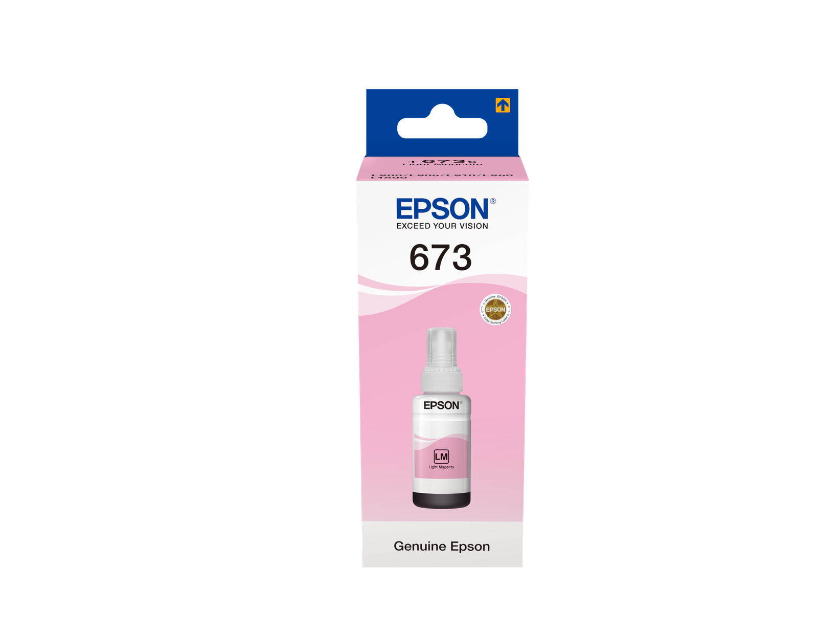 lighjt-magenta.png Bouteille d’encre EPSON 673 Light Magenta d’origine - Image 1